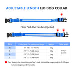 LED Dog Collar Luminous Waterpoof  Flashing