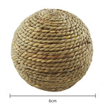 6cm Pet Chew Toy Natural Grass Ball