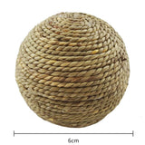 6cm Pet Chew Toy Natural Grass Ball