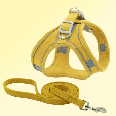 Chest Harness With Leash Reflective