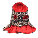 Leopard Costume Winter Dog Clothes