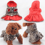 Leopard Costume Winter Dog Clothes