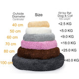 Cat/Puppy Round Plush Bed