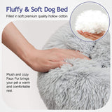 Cat/Puppy Round Plush Bed