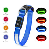 LED Dog Collar Luminous Waterpoof  Flashing