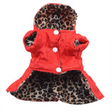 Leopard Costume Winter Dog Clothes