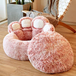 Fluffy Soft Paw Bed Long Plush  Washable