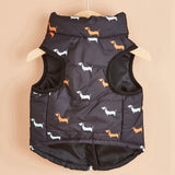 Windproof  Pet Dog Coat Zipper Jacket