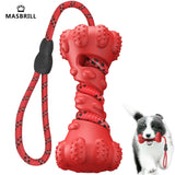 Toy Rubber Dumbbell Chew Toy