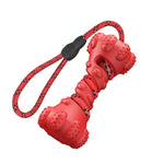 Toy Rubber Dumbbell Chew Toy