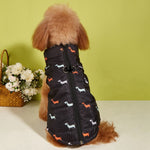 Windproof  Pet Dog Coat Zipper Jacket