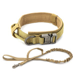 Adjustable Tactical Dog Collar And Leash Set