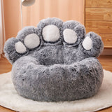 Fluffy Soft Paw Bed Long Plush  Washable